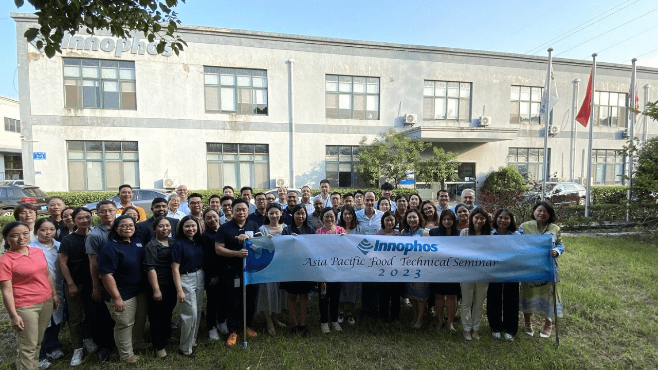 Group of colleagues outside Innophos APAC operations